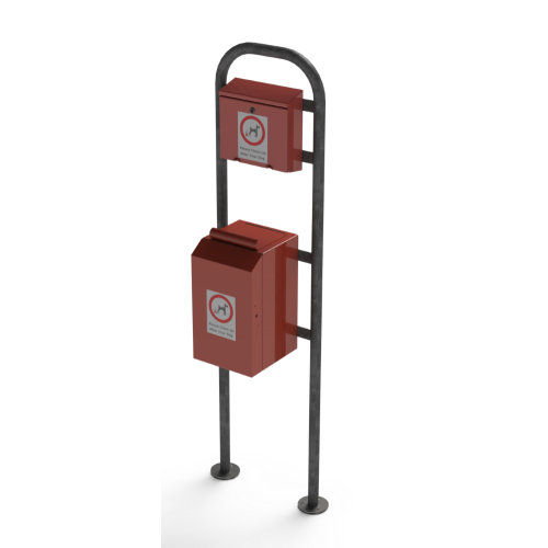 Dog Foul Bin With Dispenser